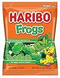 Haribo Gummi Candy, Frogs, 5 Ounce
