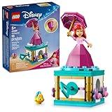 LEGO Disney Princess Twirling Ariel Toy - Building Toy for Kids, Girls and Boys, Ages 5+ - Little Mermaid Toy for Fans of Movie - Ariel Doll Gift Idea for Birthdays - 43259