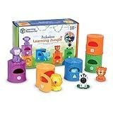 Learning Resources Peekaboo Learning Jungle - Preschool Learning Toys, Fine Motor Sensory Activities, Gifts for Toddlers Ages 18+ Months