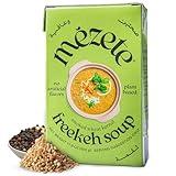 Mezete Preservative-Free Soup | Ready to Eat | Vegan Soup | Freekeh | Authentic Middle Eastern | No Artificial Flavors | Packaged Meals & Side Dishes | Shelf-Stable Prepared Soups | 390g