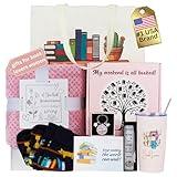Luxury Book Lover Gifts for Women, Gifts for Readers Book Lovers Women, Books Club Accessories for Reading, Bookish & Librarian Gift, Bookclub Gift Ideas, Gift for Books Lovers Set Box Basket Stuff