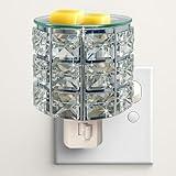 MeplLivs Warmers Pluggable Fragrance Warmer- Decorative Plug-in for Warming Scented Candle (Silver)