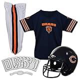 Franklin Sports Chicago Bears Kids NFL Uniform Set - Youth NFL Team Jersey, Helmet, Pants + Apparel Costume - Official Gear -Youth Small