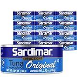 Sardimar Chunk Light Tuna ( Original - Pack of 12 ) - Ready to eat meals in can