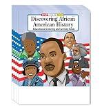 ZOCO – Black History Educational Coloring Books (25 Bulk Pack, Without Crayons) – African American History Month Handouts for Kids – Games, Puzzles, Activities