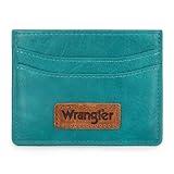 Montana West X Wrangler Credit Card Holder for Women Rfid Blocking Ultra Slim Credit Card Wallet Gift for Girls Ladies Female