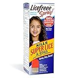 Licefreee Lice Spray for Kids Hair, Includes Professional Metal Nit & Lice Comb for Kids, Kills on Contact, 6 Fl Oz