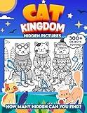 Cat Kingdom Hidden Pictures: 300+ objects to find can you find the hidden heart,egg,hat,slice of pie?