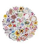 Mr. Pen- Floral Stickers Laptop, 74 pcs, Stickers for Water Bottles, Back to School Supplies