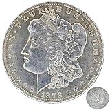 Rare Collectible Antique Historical Coin Exquisite Cameo Design Old Silver Dollar Souvenir Reproduction Artwork Uncirculated Morgan Collection Silver Dollar1878 (3PCS)