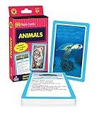 Carson Dellosa 54 Animal Flash Cards, Zoo, Reptiles, Bugs, Sea Creatures, and More Flashcards, Toddler Stocking Stuffers, Preschool Learning Activities for Kids Ages 4 and Up