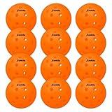 Franklin Sports X-40 Pickleballs - Outdoor Pickleballs - 12 Pack Bulk - USA Pickleball Approved - Lava - Official Ball of US Open Pickleball Championships