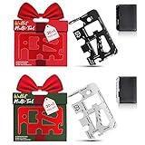 Stocking Stuffers for Adults Men,Gifts for Men,2 Packs 20-in-1 Credit Card Multitools,Christmas Gifts for Women,White Elephant Gifts for Adults,Tools Gadgets for Men Him Dad Husband Boys Teens