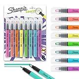 Sharpie Clear View Highlighter Sticks Chisel Tip Assorted Fluorescent 8 Count