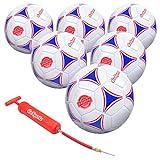 GoSports Premier Soccer Ball with Premium Pump - Available as Single Balls or 6 Packs - Choose Your Size