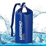 Legend UltraSEA Waterproof Dry Bag 5L/10L/20L/30L - Drybag Waterproof Bag for Kayaking, Swimming & Travel, Roll Top Floating Dry Bag, Lightweight Dry Sack for Boating, Rafting and Beach - 20L Blue