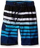 Kanu Surf Boys Quick Dry UPF 50+ Beach Swim Trunk, Reflection Navy, 10/12
