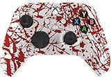 Custom Controllerzz Wireless Controller for Microsoft Xbox Series X/S & Xbox One - Custom Soft Touch Feel - Custom Xbox Series X/S Controller (X/S Blood Splatter)