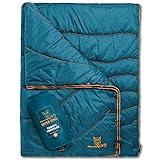 Wise Owl Outfitters Outdoor Camping Blanket – Lightweight Packable Puffy Quilt for Backpacking, Hiking & Travel – Warm Waterproof Blanket for Cold Weather Camping
