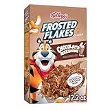 Kellogg's Frosted Flakes Breakfast Cereal, Kids Cereal, Family Breakfast, Chocolate Milkshake, 12.2oz Box (1 Box)