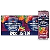 Sanpellegrino Italian Sparkling Drink Melograno And Arancia, Sparkling Orange And Pomegranate Beverage, 24 Pack Of Cans