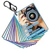 OCQOTAT Photography Cheat Sheet for DSLR Camera Accessories for Canon Nikon Sony,Quick Reference Cards Photographers Book for Beginners,Settings,Exposure, Modes,Composition,Lighting, etc.4×3 Inch