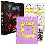 FRIENDS School Supplies Set TV Show Office Supplies Bundle with Binder, Notebook, Folder, and More Show Office and School Supplies for Kids, Adults