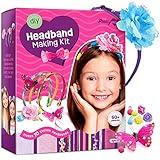 Headband Making Kit for Girls - Arts & Crafts Gift - Make Your Own Fashion Headbands for Kids - DIY Hair Accessories Set - Gift for Ages 5-12 Year Old Girl - Little Children's Art & Craft Gifts