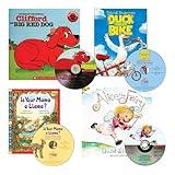 Kaplan Early Learning Read-Aloud Books and CDs - Set of 4 Colorful Children's Books