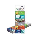 100 Nutrition Bookmarks for Kids | Live 54321+8 Bookmarks | 2 ½” x 7 ½”, 100 per Package, 2-Sided