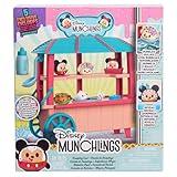 Just Play Disney Munchlings Dumpling Cart, 11-Piece Color Change Figure Playset, 1-inch Collectible Scented Figurines, Kids Toys for Ages 3 Up, Amazon Exclusive