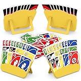 Tenyond Card Holders for Playing Cards - 4 Pack Playing Card Holder with Foldable Stand for Easy Storage and Travel Games, for Seniors, Little Hands, or Arthritis Hands, UNO, Poker, Yellow