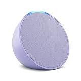 Amazon Echo Pop (newest model), Our smallest Alexa speaker, Fits in any room, Lavender Bloom