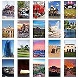 xtvinvm US City Phoenix Arizona Travel Postcards: Vintage Landscape Set of 20 for Mailing, Display, or Gifting