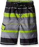 Kanu Surf Boys Quick Dry UPF 50+ Beach Swim Trunk, Specter Charcoal, 10/12