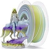 ZIRO 3D Printer Filament, Fast Color Change Filament 1.75mm, Color Gradient Material, 1.75mm PLA Filaments, Dimensional Accuracy +/- 0.03mm, Fit Most FDM Printer 1KG Spool, Dawn Whisper (Matte)