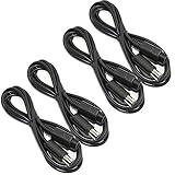 Ssgamer 4X 6ft Wii/Gamecube Extension Cables for Nintendo Wii Gamecube GCN (4 Pack)