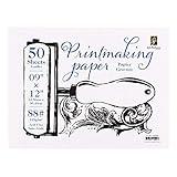Richeson Printmaking Paper, 88# 12x9 inches, 50 Sheets (100758)