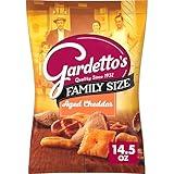 Gardetto's Snack Mix, Aged Cheddar, Family Size Pub and Party Mix, 14.5 oz Bag