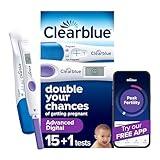 Clearblue Advanced Digital Ovulation Test Kit, 16 Ct