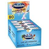 Pedialyte Electrolyte Powder, Hydration Drink for Kids & Adults, Hydration Station Variety Pack: Grape, Strawberry Lemonade, Orange, and Cherry, 80 Powder Packets
