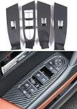 Birbenben for Mazda CX50 and CX 50 Hybrid Accessories 2025 2024 2023, Carbon Fiber Pattern Window Control Protective Panel, Interior Accessories Upgrade Trims Cover for 2025 2023 2024 Mazda CX-50
