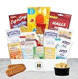 Get Well Care Package for Adults – 10-Piece Cold & Flu Gift Basket with Soup, Tea, Tissues & Sanitizer Wipes (Get Well Cheer: for Colds, Flu, Allergies)
