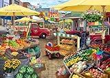 Wonder Forge Farmer's Market Day 1000 Piece Jigsaw Puzzle for Adults | Unique, Perfectly-Fitting Pieces | Fun, Vibrant Imagery | Amazon Exclusive