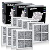 SEISSO LT120F Fresh Refrigerator Air Filter Replacement for LG, Compatible with Kenmore - Freshen up Refrigerator Air, Absorb Odors - 9 Packs