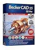 BeckerCAD 15 3D PRO - for Printing, Home Design, Floor Plan, Architecture, Engineering, Electric and more software compatible with AutoCAD for Win 11, 10, 8
