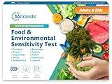 5Strands Food & Environmental Sensitivity Test for Adults & Children, 855 Items Tested, Kids Intolerance Testing Kit, at Home Gut Health Assessment, Fast 5 Day Results