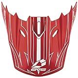 EVS Sports T5 Pinner Helmet Replacement Visor, Red/White