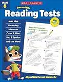 Scholastic Success with Reading Tests Grade 6 Workbook