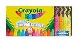 Crayola Ultimate Washable Chalk Collection (64ct), Bulk Outdoor Sidewalk Chalk for Kids, Anti-Roll Sticks, Recess Toys for Kids, Back to School Gifts